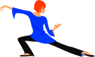 Woman Practicing Yoga