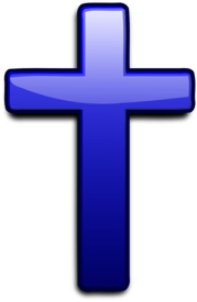 Shiny Blue Cross