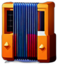 Low poly accordion app icon