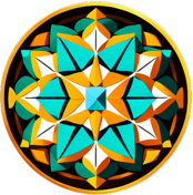 MindfulMoments Meditation App Concept Circle Icon