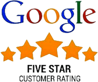 Google Five Star Customer Rating