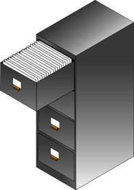 Grey Filing Cabinet