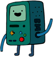 Adventure Time BMO Beemo Waving