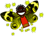 Bino & Fino character Zeena the Magic Butterfly