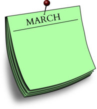 March Pinned Note