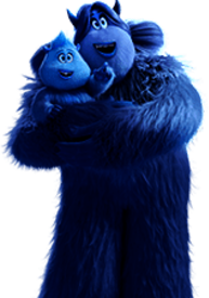 Smallfoot Mother Yeti Holding Baby