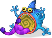 Pummle Sticking Out Double Tongue