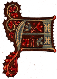 Illuminated Letter A