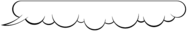 Long Cloudy Speech Bubble