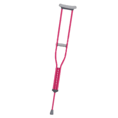 Single Pink Crutch