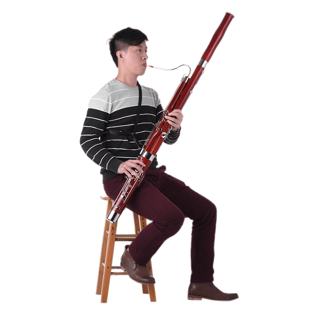 Musician Playing the Bassoon