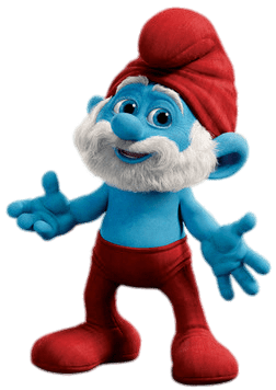 Papa Smurf Arms Wide