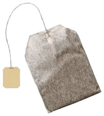 Tea Bag With Label
