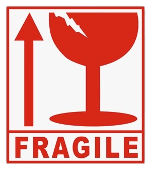 Red Fragile Sign