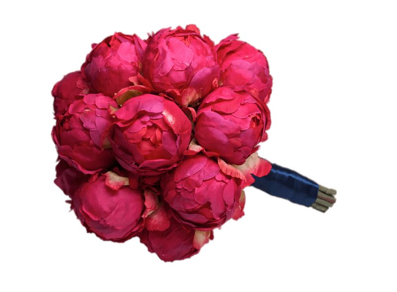 Bouquet Of Dark Pink Peonies