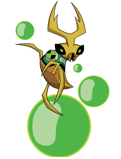 Ben 10 Ball Weevil on Green Ball