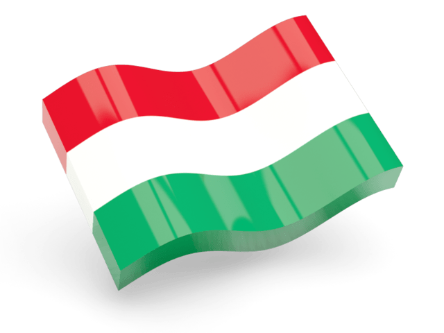 Hungary Wave Icon Flag