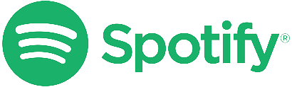 Spotify dark green logo landscape