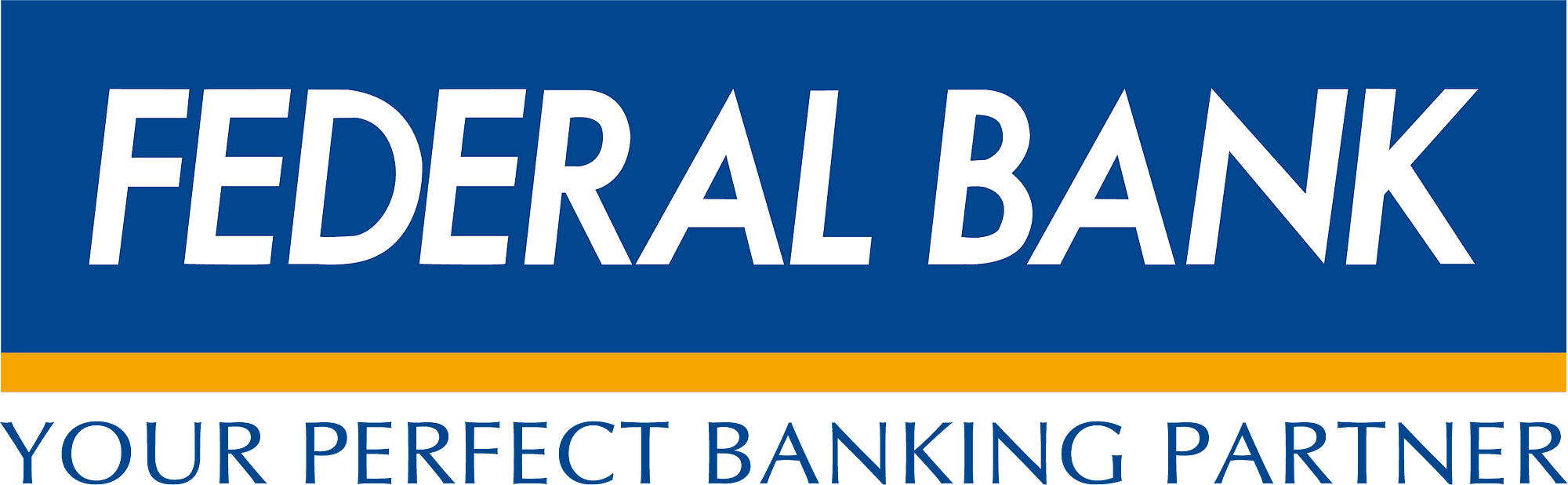 Federal Bank logo and slogan