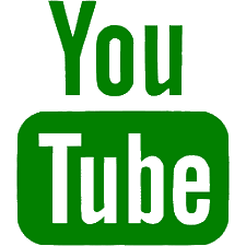 YouTube green logo transparent