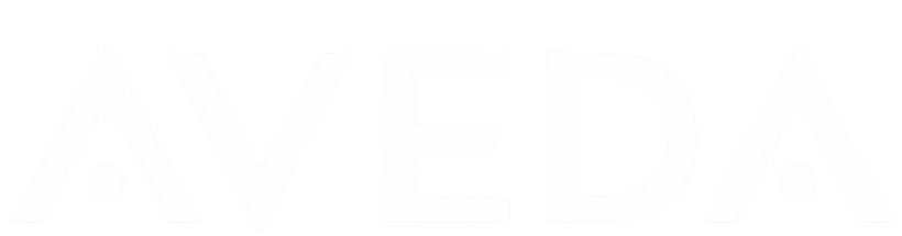 Aveda logo white