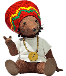 Rastamouse sitting