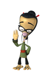 Chop Sockie Chooks Chuckie Chan Waving