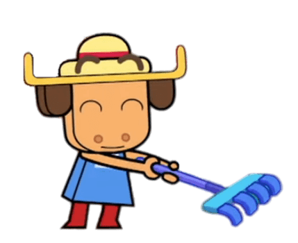 Unikitty Character Craig the Moose Holding Rake