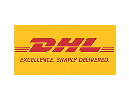 DHL logo and slogan