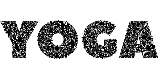 Yoga Artistic Typed Word