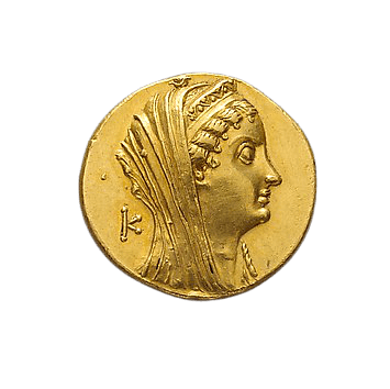 Gold Oktadrachm Coin Ptolemy II