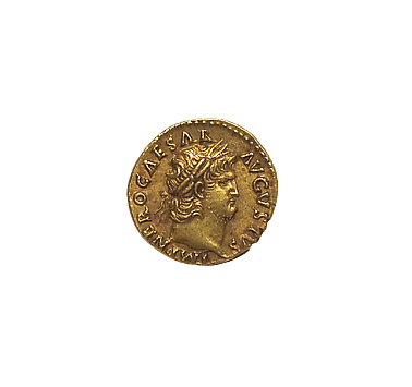 Gold Aureus Coin of Nero