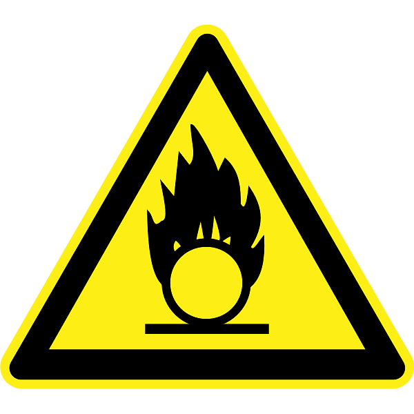 Flammable Hazard Warning Sign
