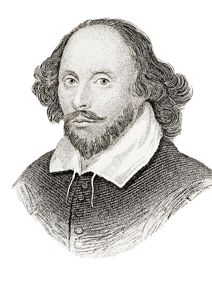 William Shakespeare Face Drawing