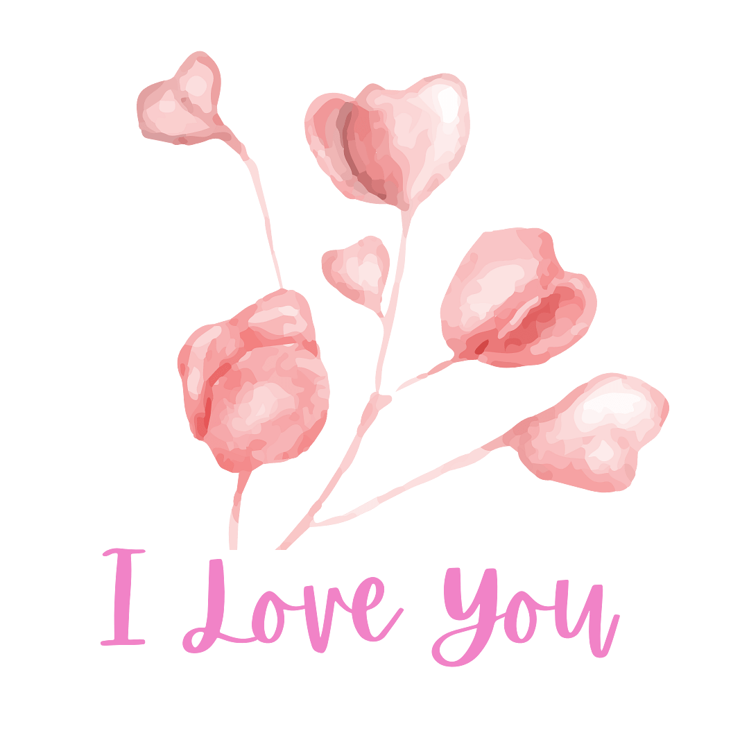 I Love You Bouquet Of Flowers