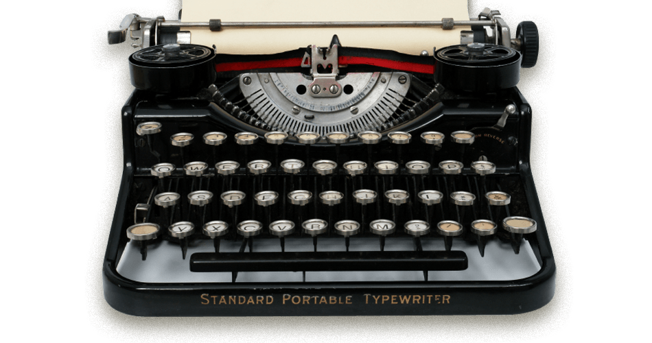 Standard Vintage Typing Machine