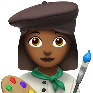 Female Painter Apple Emoji