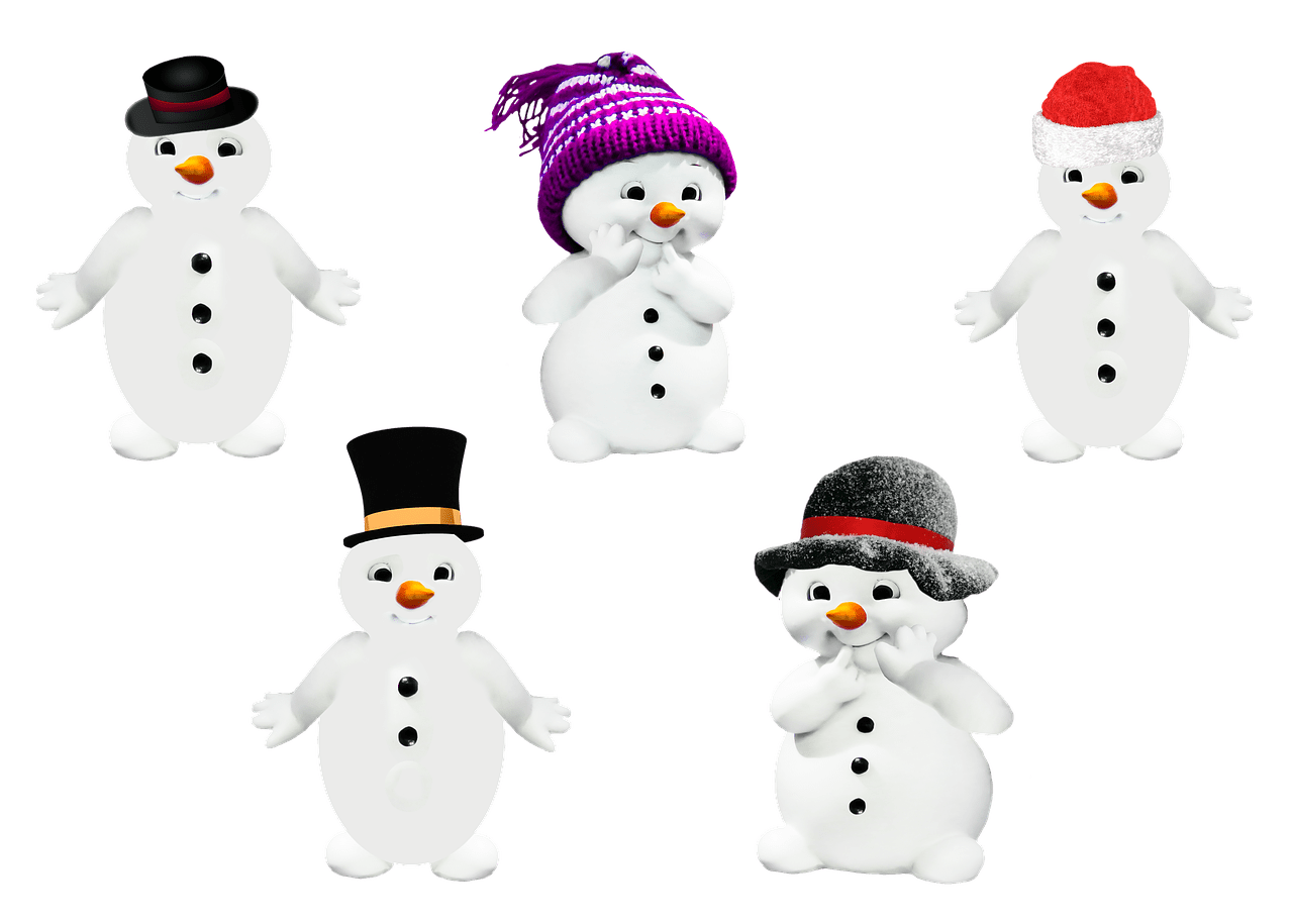 Winter Collection Of Snowmen