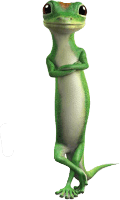 Geico ghecko Character Standing
