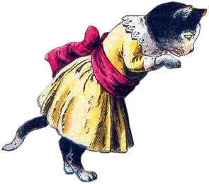 Victorian Vintage Cat