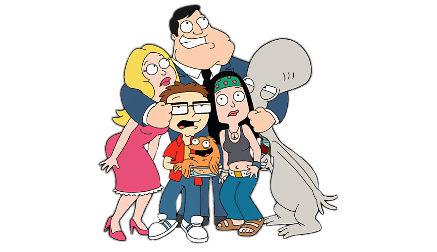 American Dad! Stan Smith Hugging Family