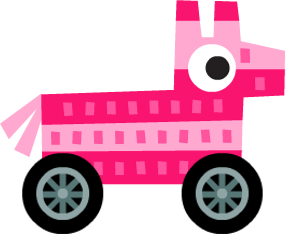 Pink Pinata Kart