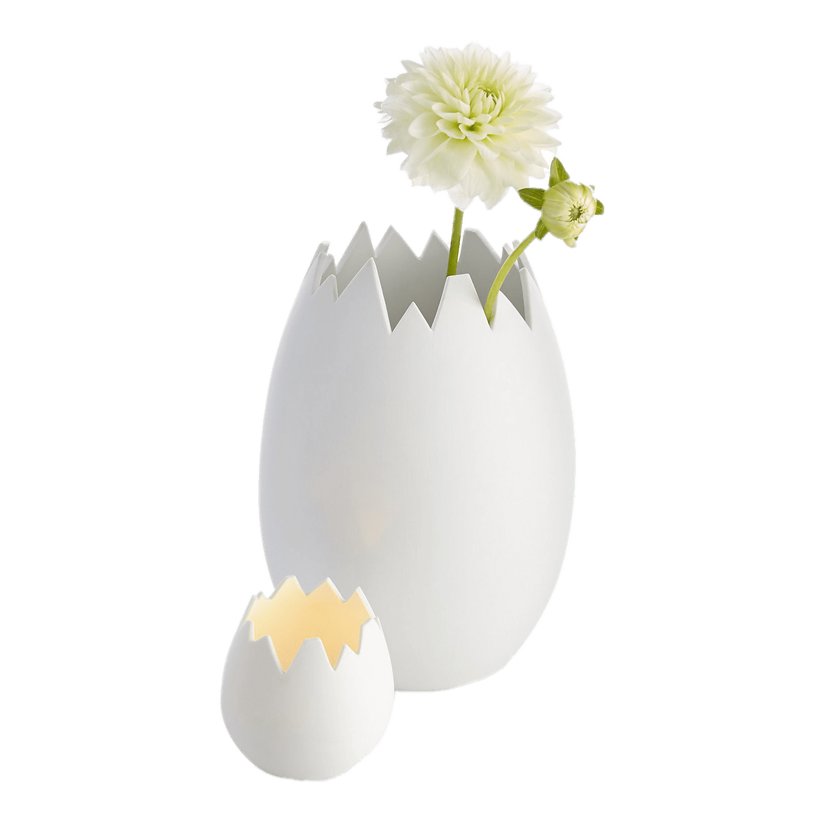 Cracked Eggshell Vase