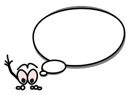 Speech Bubble Hand Up to the Left