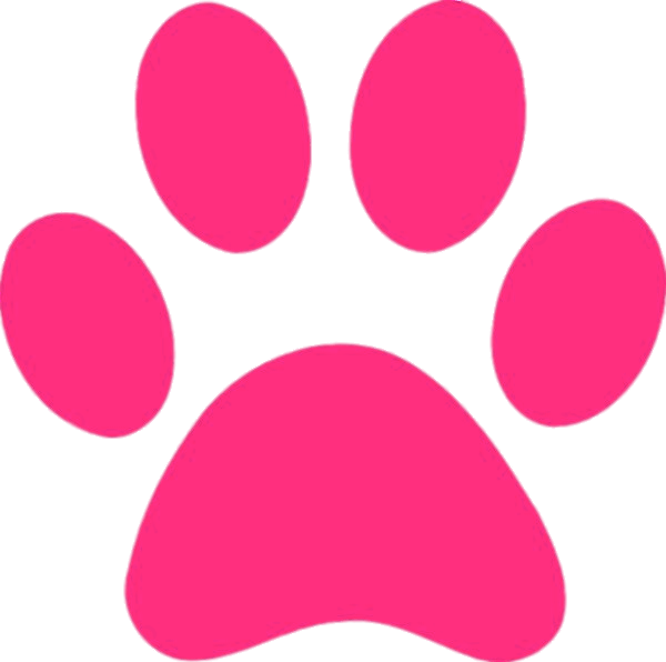 Pink Panther Paw Print