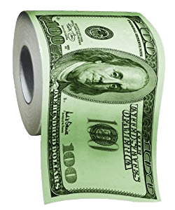 Toilet Paper US Dollar