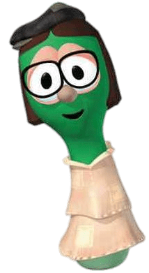 French Girl the Green Onion