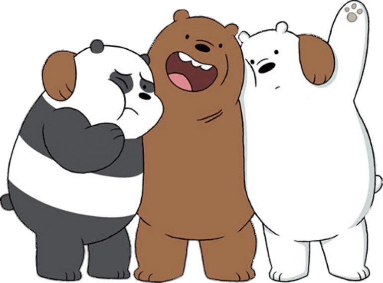 We Bare Bears Hugging