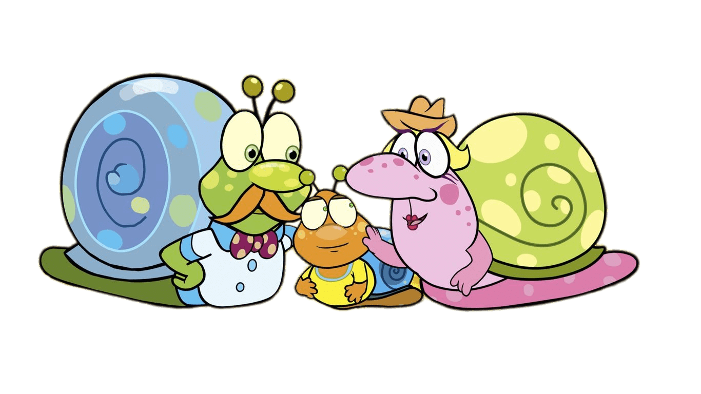 Pip Ahoy Characters the Snail Family