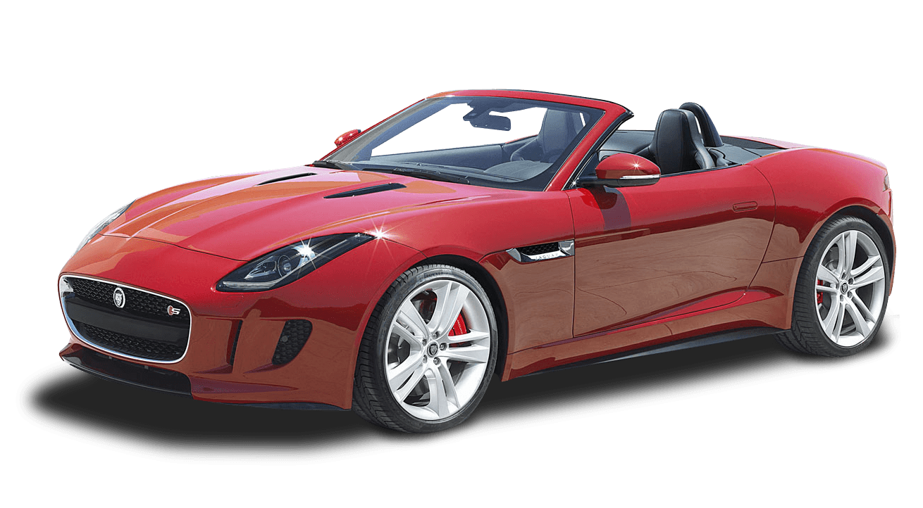 Red F Type Jaguar